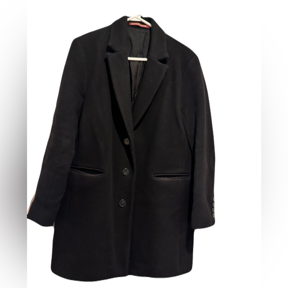 Comptoir Des Cotonniers Wool & Cashmere Peacoat
